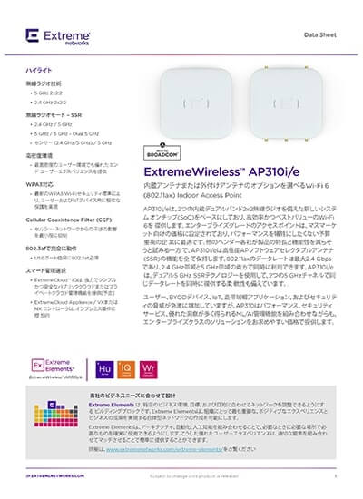 アクセスポイント「AP310」