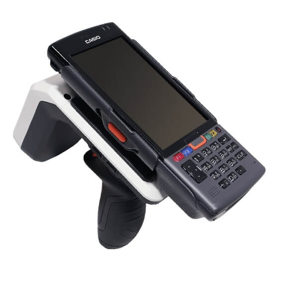 「IT-G500シリーズ」外観：RFIDリーダー DOTR-3000シリーズへのマウント
